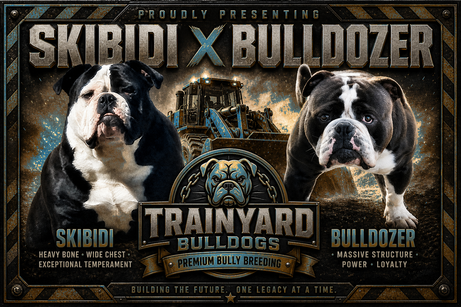 Skibidi x Bulldozer — Trainyard Bulldogs